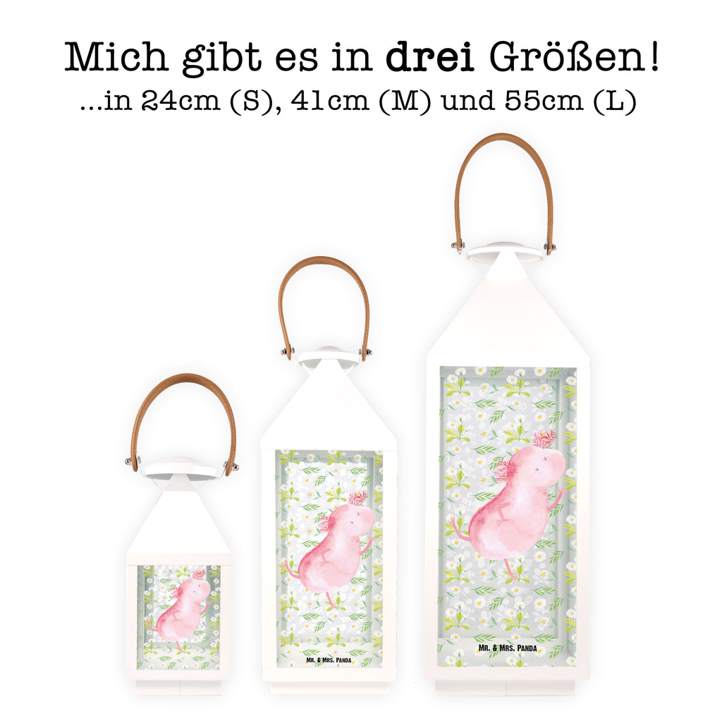 Deko Laterne Axolotl tanzt Gartenlampe, Gartenleuchte, Gartendekoration, Gartenlicht, Laterne  kleine Laternen, XXL Laternen, Laterne groß, Axolotl, Molch, Axolot, Schwanzlurch, Lurch, Lurche, Dachschaden, Sterne, verrückt, Freundin, beste Freundin