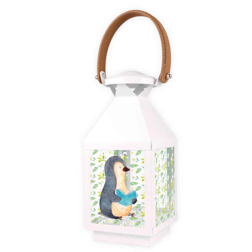 Deko Laterne Pinguin Buch Gartenlampe, Gartenleuchte, Gartendekoration, Gartenlicht, Laterne  kleine Laternen, XXL Laternen, Laterne groß, Pinguin, Pinguine, Buch, Lesen, Bücherwurm, Nichtstun, Faulenzen, Ferien, Urlaub, Freizeit