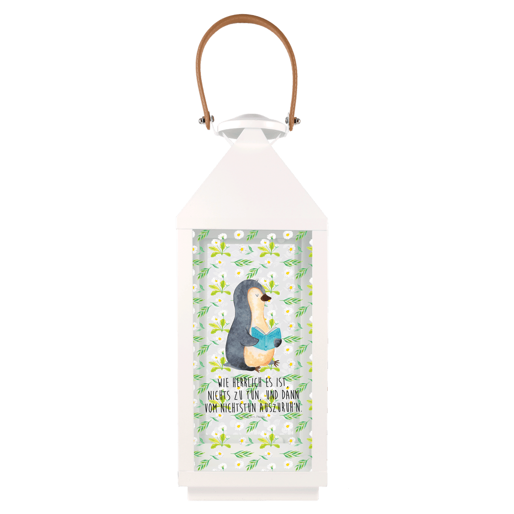 Deko Laterne Pinguin Buch Gartenlampe, Gartenleuchte, Gartendekoration, Gartenlicht, Laterne  kleine Laternen, XXL Laternen, Laterne groß, Pinguin, Pinguine, Buch, Lesen, Bücherwurm, Nichtstun, Faulenzen, Ferien, Urlaub, Freizeit