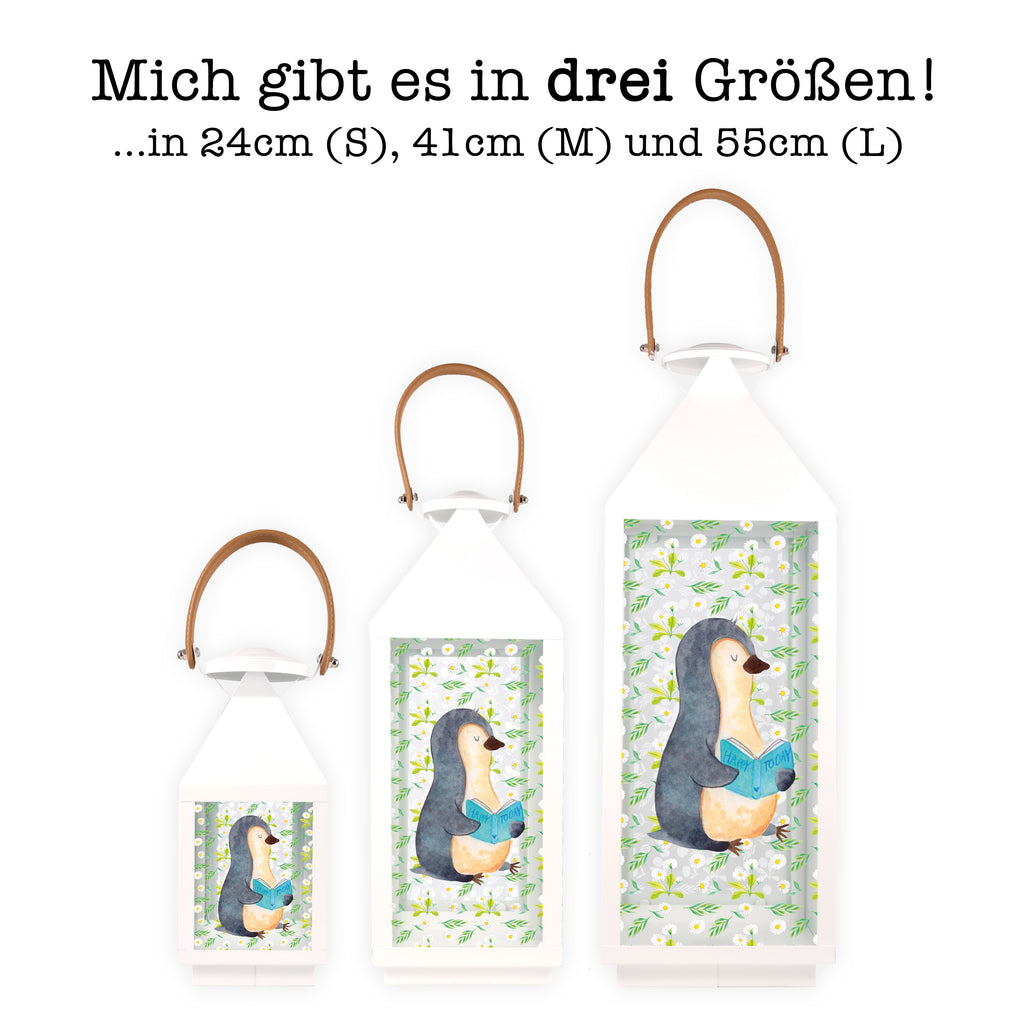 Deko Laterne Pinguin Buch Gartenlampe, Gartenleuchte, Gartendekoration, Gartenlicht, Laterne  kleine Laternen, XXL Laternen, Laterne groß, Pinguin, Pinguine, Buch, Lesen, Bücherwurm, Nichtstun, Faulenzen, Ferien, Urlaub, Freizeit