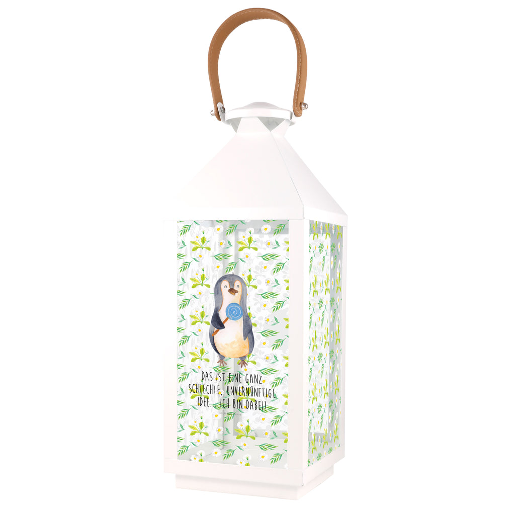 Deko Laterne Pinguin Lolli Gartenlampe, Gartenleuchte, Gartendekoration, Gartenlicht, Laterne  kleine Laternen, XXL Laternen, Laterne groß, Pinguin, Pinguine, Lolli, Süßigkeiten, Blödsinn, Spruch, Rebell, Gauner, Ganove, Rabauke