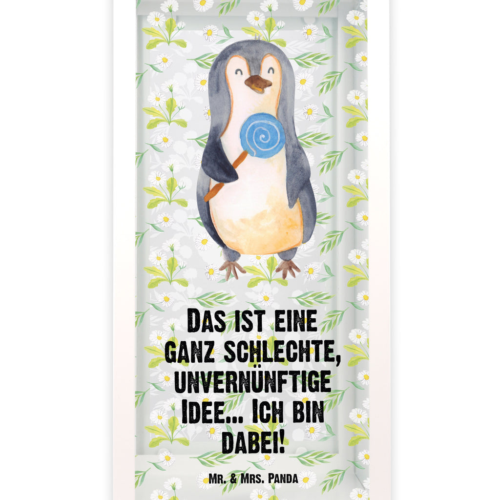 Deko Laterne Pinguin Lolli Gartenlampe, Gartenleuchte, Gartendekoration, Gartenlicht, Laterne  kleine Laternen, XXL Laternen, Laterne groß, Pinguin, Pinguine, Lolli, Süßigkeiten, Blödsinn, Spruch, Rebell, Gauner, Ganove, Rabauke