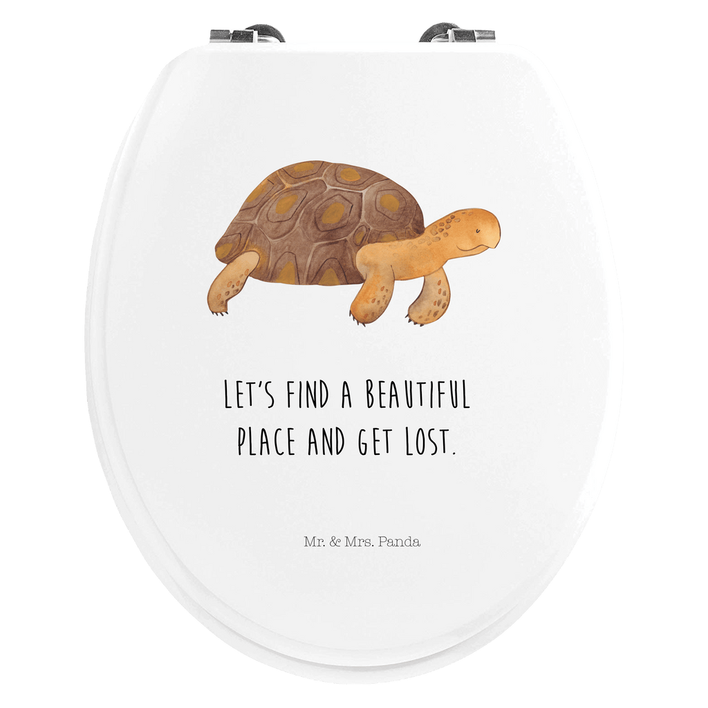 Motiv WC Sitz Schildkröte marschiert Klobrille, Klodeckel, Toilettendeckel, WC-Sitz, Toilette, Meerestiere, Meer, Urlaub, Schildkröte, Schildkröten, get lost, Abenteuer, Reiselust, Inspiration, Neustart, Motivation, Lieblingsmensch