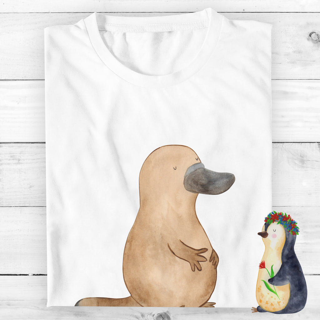 Größe XXL T-Shirt Schnabeltier mutig T-Shirt, Shirt, Tshirt, Lustiges T-Shirt, T-Shirt mit Spruch, Party, Junggesellenabschied, Jubiläum, Geburstag, Herrn, Damen, Männer, Frauen, Schlafshirt, Nachthemd, Sprüche, Meerestiere, Meer, Urlaub, Schnabeltier, Mut, mutig, Lebensweisheit, Schnabeltiere, Motivation, Training, Büro, Arbeit, Neuanfang, Neustart, Weltreise, Raodtrip