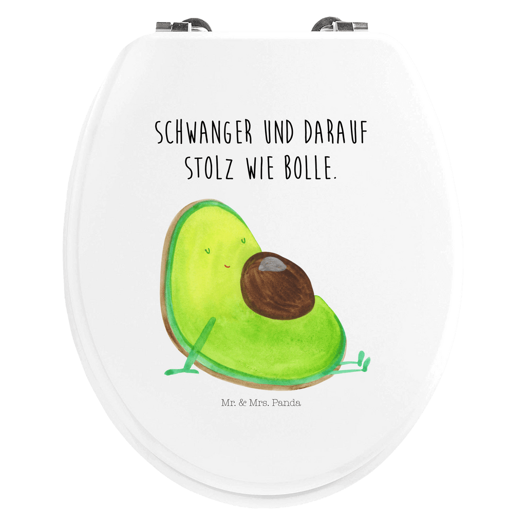 Motiv WC Sitz Avocado schwanger Klobrille, Klodeckel, Toilettendeckel, WC-Sitz, Toilette, Avocado, Veggie, Vegan, Gesund, schwanger, Schwangerschaft, Babyparty, Babyshower