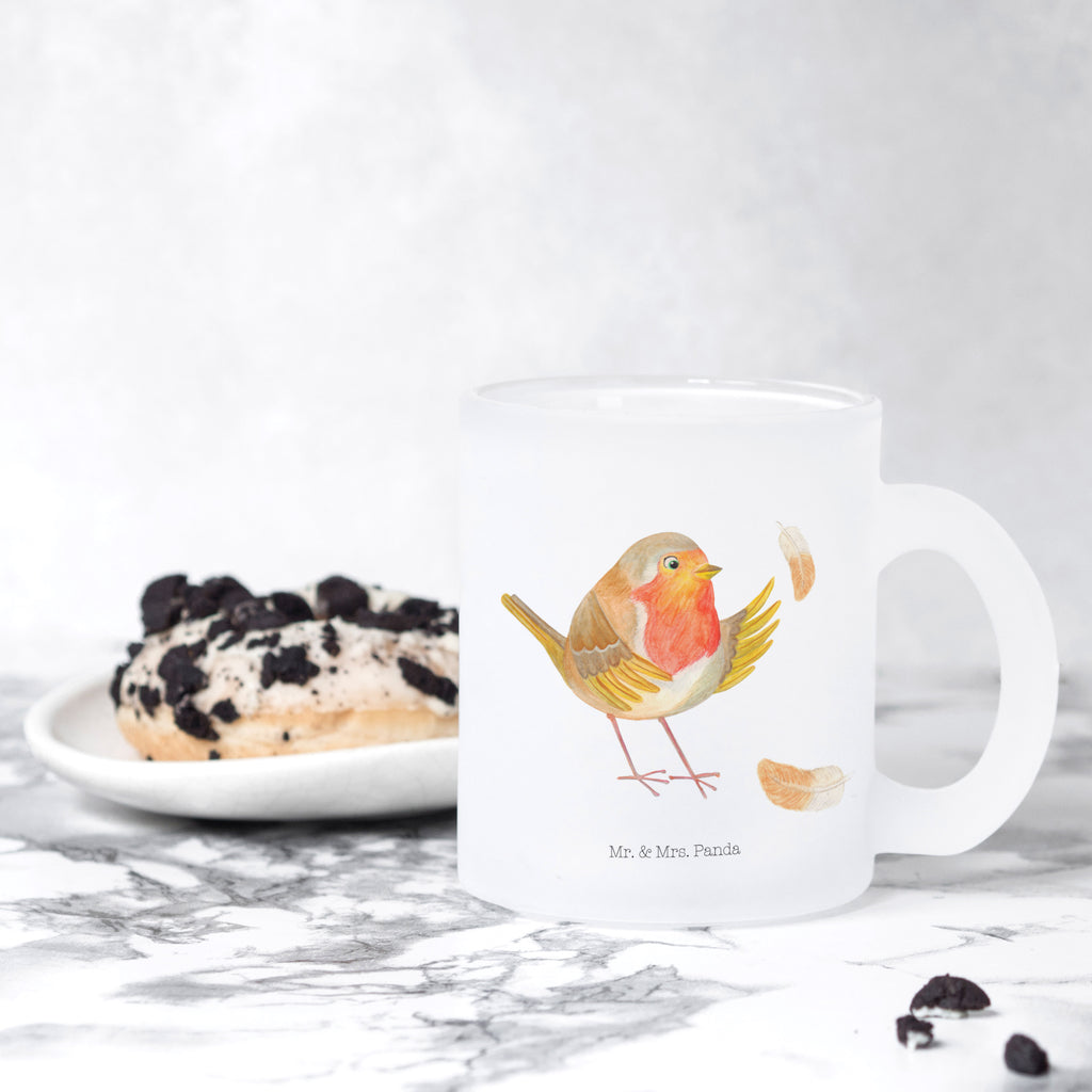 Teetasse Rotkehlchen mit Federn Teetasse, Teeglas, Teebecher, Tasse mit Henkel, Tasse, Glas Teetasse, Teetasse aus Glas, Tiermotive, Gute Laune, lustige Sprüche, Tiere, What if i fall, Rotkehlchen, Spruch Motivation, Spruch Mut, Vogel, Motivation Sprüche, Motivationsbilder, fliegen