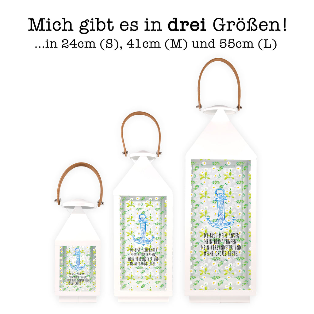 Deko Laterne Anker Blau Gartenlampe, Gartenleuchte, Gartendekoration, Gartenlicht, Laterne  kleine Laternen, XXL Laternen, Laterne groß, Tiermotive, Gute Laune, lustige Sprüche, Tiere
