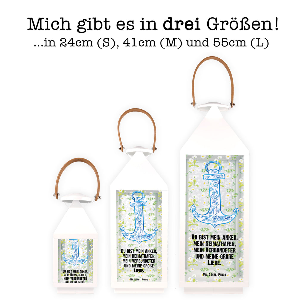 Deko Laterne Anker Blau Gartenlampe, Gartenleuchte, Gartendekoration, Gartenlicht, Laterne  kleine Laternen, XXL Laternen, Laterne groß, Tiermotive, Gute Laune, lustige Sprüche, Tiere