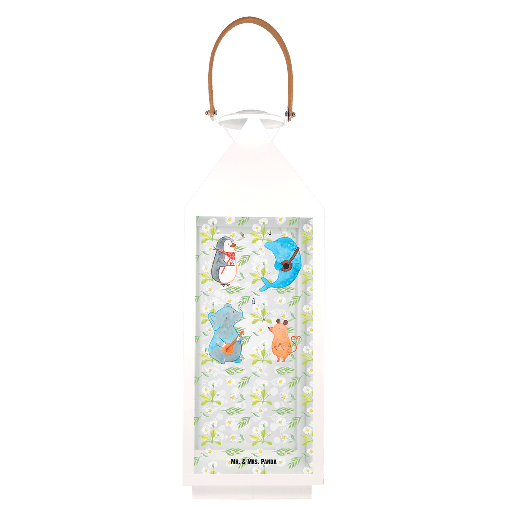 Deko Laterne Big Band Gartenlampe, Gartenleuchte, Gartendekoration, Gartenlicht, Laterne  kleine Laternen, XXL Laternen, Laterne groß, Tiermotive, Gute Laune, lustige Sprüche, Tiere, Hund, Pinguin, Maus, Elefant, Delfin, Gitarre, Band, Triangel, Musikanten, Musik