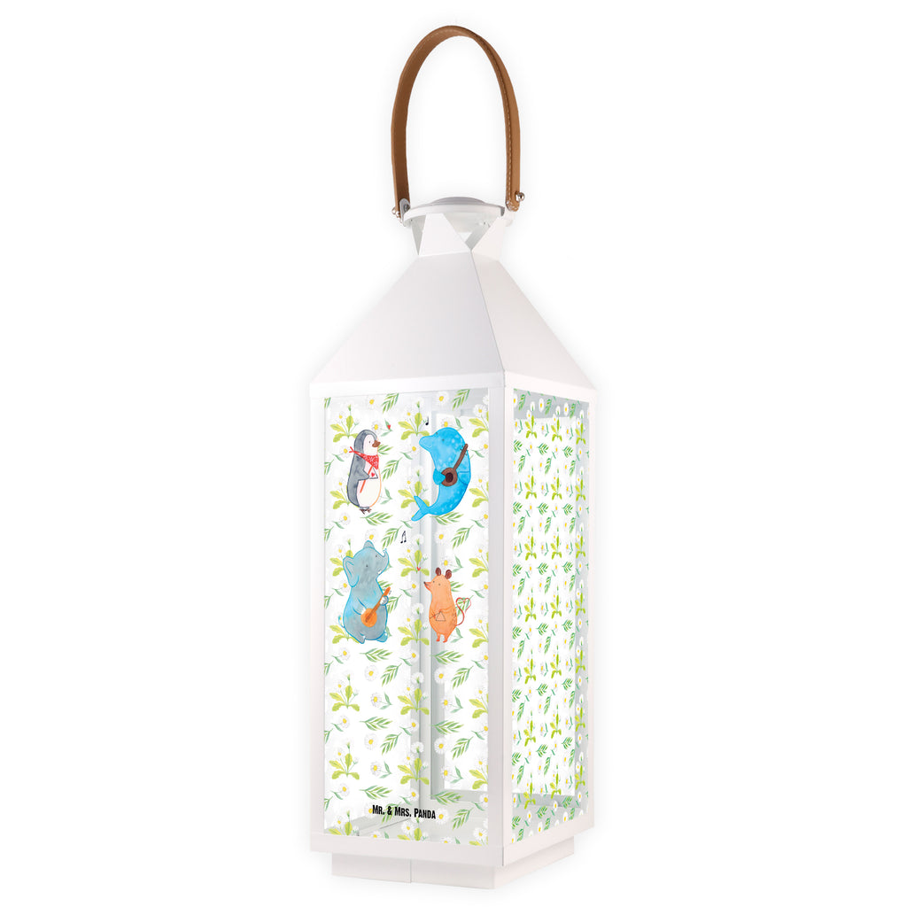 Deko Laterne Big Band Gartenlampe, Gartenleuchte, Gartendekoration, Gartenlicht, Laterne  kleine Laternen, XXL Laternen, Laterne groß, Tiermotive, Gute Laune, lustige Sprüche, Tiere, Hund, Pinguin, Maus, Elefant, Delfin, Gitarre, Band, Triangel, Musikanten, Musik
