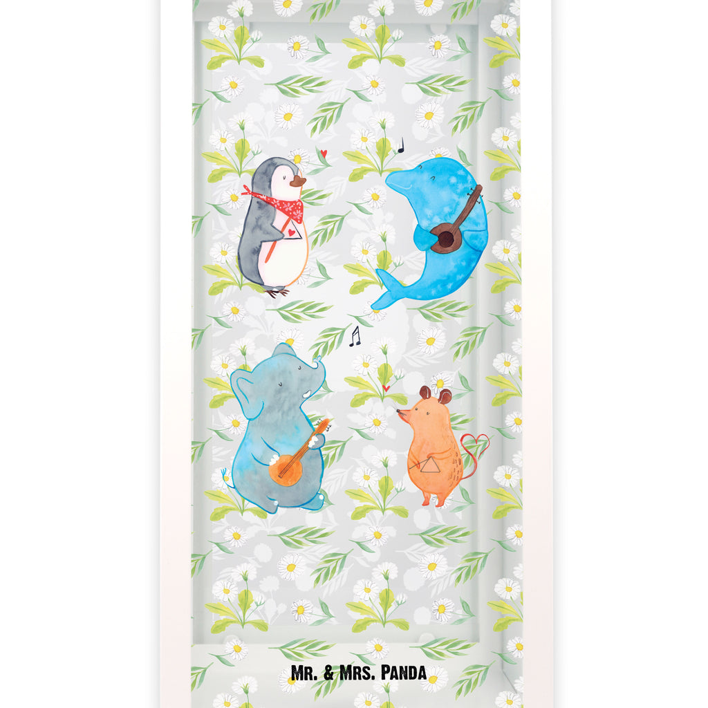Deko Laterne Big Band Gartenlampe, Gartenleuchte, Gartendekoration, Gartenlicht, Laterne  kleine Laternen, XXL Laternen, Laterne groß, Tiermotive, Gute Laune, lustige Sprüche, Tiere, Hund, Pinguin, Maus, Elefant, Delfin, Gitarre, Band, Triangel, Musikanten, Musik