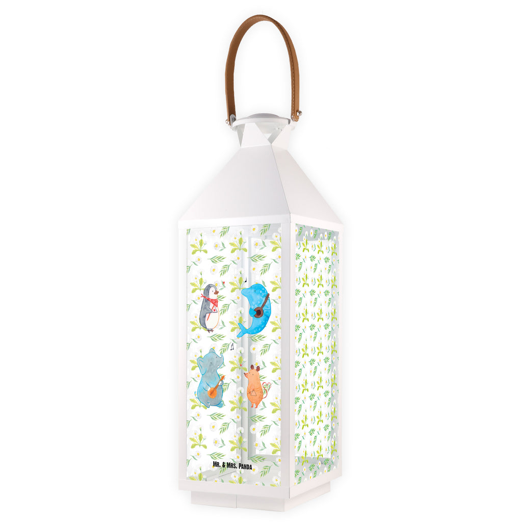 Deko Laterne Big Band Gartenlampe, Gartenleuchte, Gartendekoration, Gartenlicht, Laterne  kleine Laternen, XXL Laternen, Laterne groß, Tiermotive, Gute Laune, lustige Sprüche, Tiere, Hund, Pinguin, Maus, Elefant, Delfin, Gitarre, Band, Triangel, Musikanten, Musik