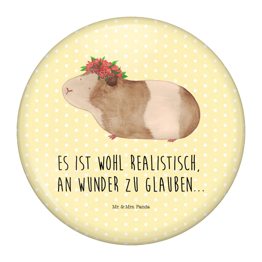 50mm Button Meerschweinchen weise 50mm Button, Button, Pin, Anstecknadel, Tiermotive, Gute Laune, lustige Sprüche, Tiere, Meerschweinchen, Meerie, Meeries, Wunder, Blumenkind, Realität, Spruch, Weisheit, Motivation, Wunderland