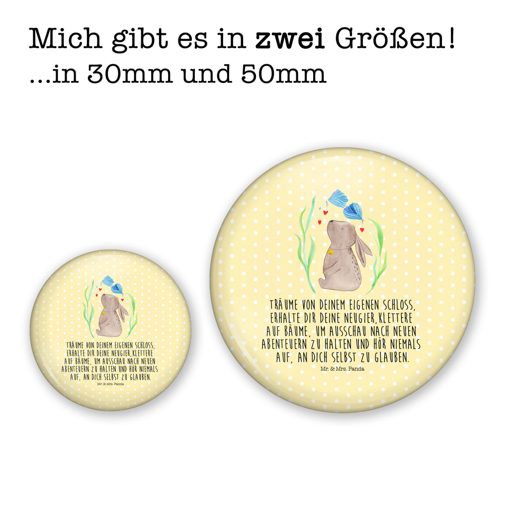 50mm Button Hase Blume 50mm Button, Button, Pin, Anstecknadel, Ostern, Osterhase, Ostergeschenke, Osternest, Osterdeko, Geschenk zu Ostern, Hase, Kaninchen, Kind, Taufe, Taufgeschenk, Geburt, Schwangerschaft, erstes Kind, Kindergeburtstag, Geburtstag, Hoffnung, Träume