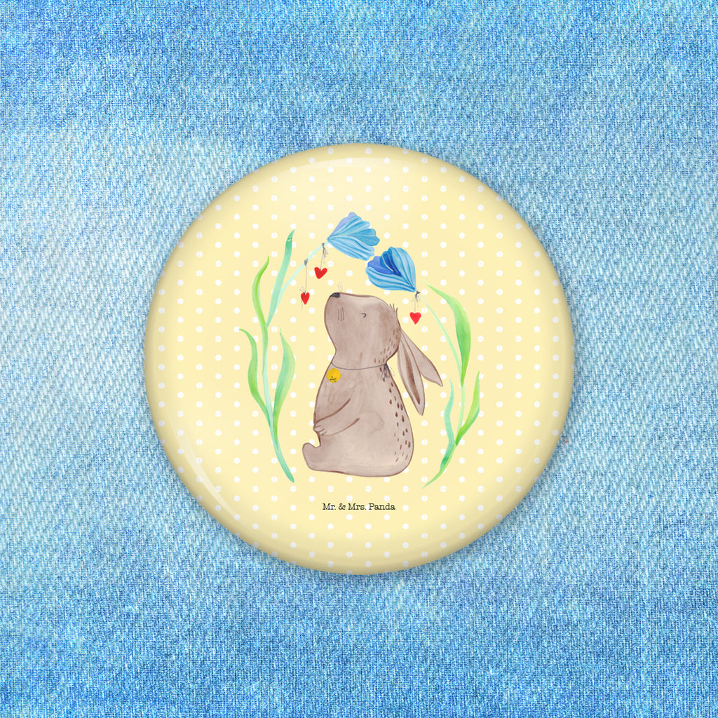 50mm Button Hase Blume 50mm Button, Button, Pin, Anstecknadel, Ostern, Osterhase, Ostergeschenke, Osternest, Osterdeko, Geschenk zu Ostern, Hase, Kaninchen, Kind, Taufe, Taufgeschenk, Geburt, Schwangerschaft, erstes Kind, Kindergeburtstag, Geburtstag, Hoffnung, Träume