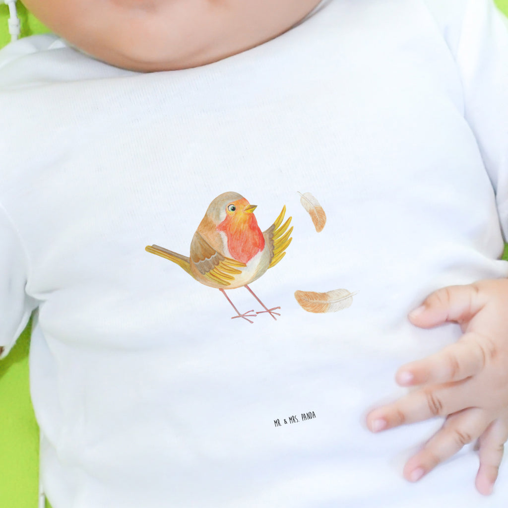3-6 Monate Baby Longsleeve Rotkehlchen mit Federn Mädchen, Jungen, Baby, Longsleeve, Langarm, Bio, Kleidung, uni, Langarmshirt, Tiermotive, Gute Laune, lustige Sprüche, Tiere, What if i fall, Rotkehlchen, Spruch Motivation, Spruch Mut, Vogel, Motivation Sprüche, Motivationsbilder, fliegen