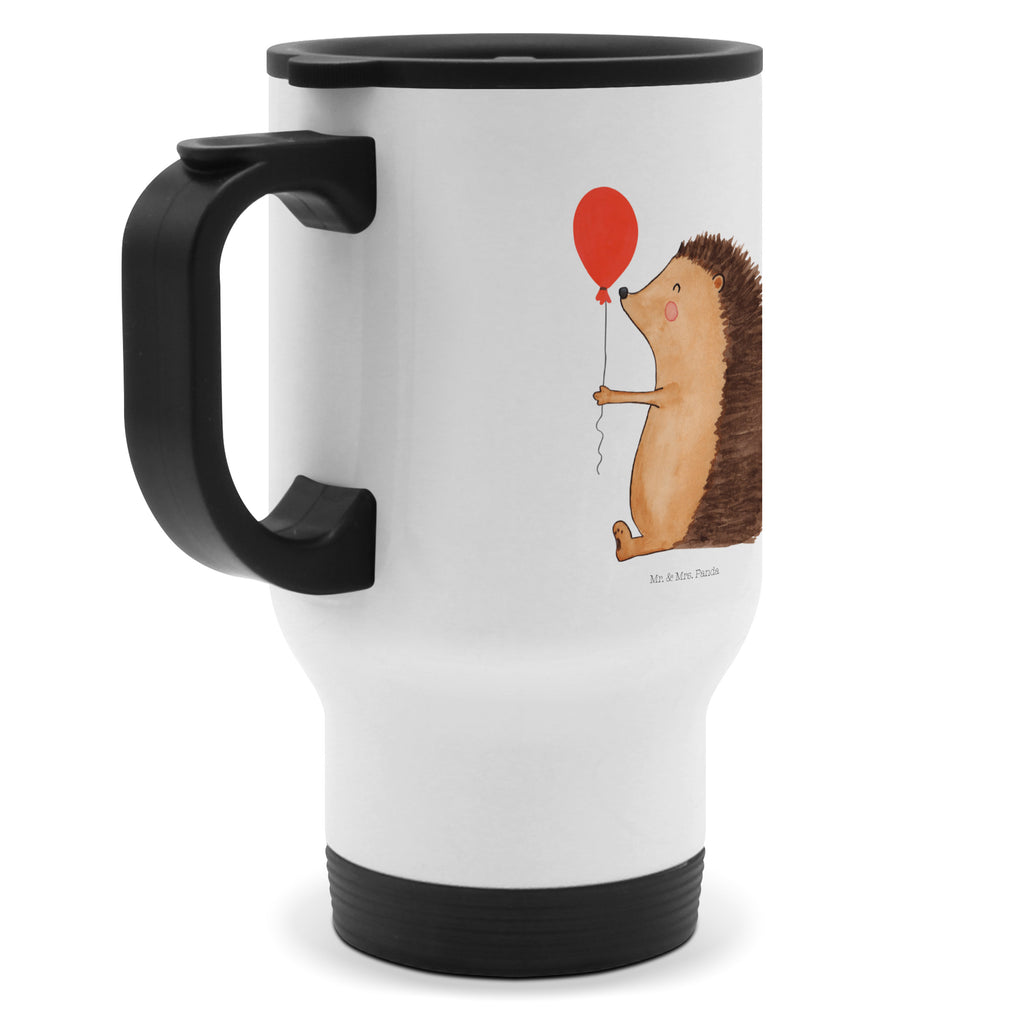 Thermobecher Igel mit Luftballon Thermobecher, To Go Becher, Thermotasse, Kaffeebecher, Isolierbecher, Thermobecher To Go, Warmhaltetasse, Edelstahlbecher, Reisebecher, Tasse mit Deckel, Thermobecher für 400 ml, Kaffeetasse zum Mitnehmen, Tasse zum Mitnehmen, Spülmaschinenfest, Tiermotive, Gute Laune, lustige Sprüche, Tiere, Igel, Geburtstag, Herzlichen Glückwunsch, Glückwunsch, Geburtstagskind, Ballon, Happy Birthday