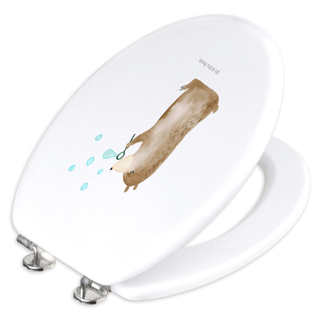 Motiv WC Sitz Bär Seifenblasen Klobrille, Klodeckel, Toilettendeckel, WC-Sitz, Toilette, Bär, Teddy, Teddybär, Seifenblasen Bär Lustig Sein Glücklich Traurig Happy