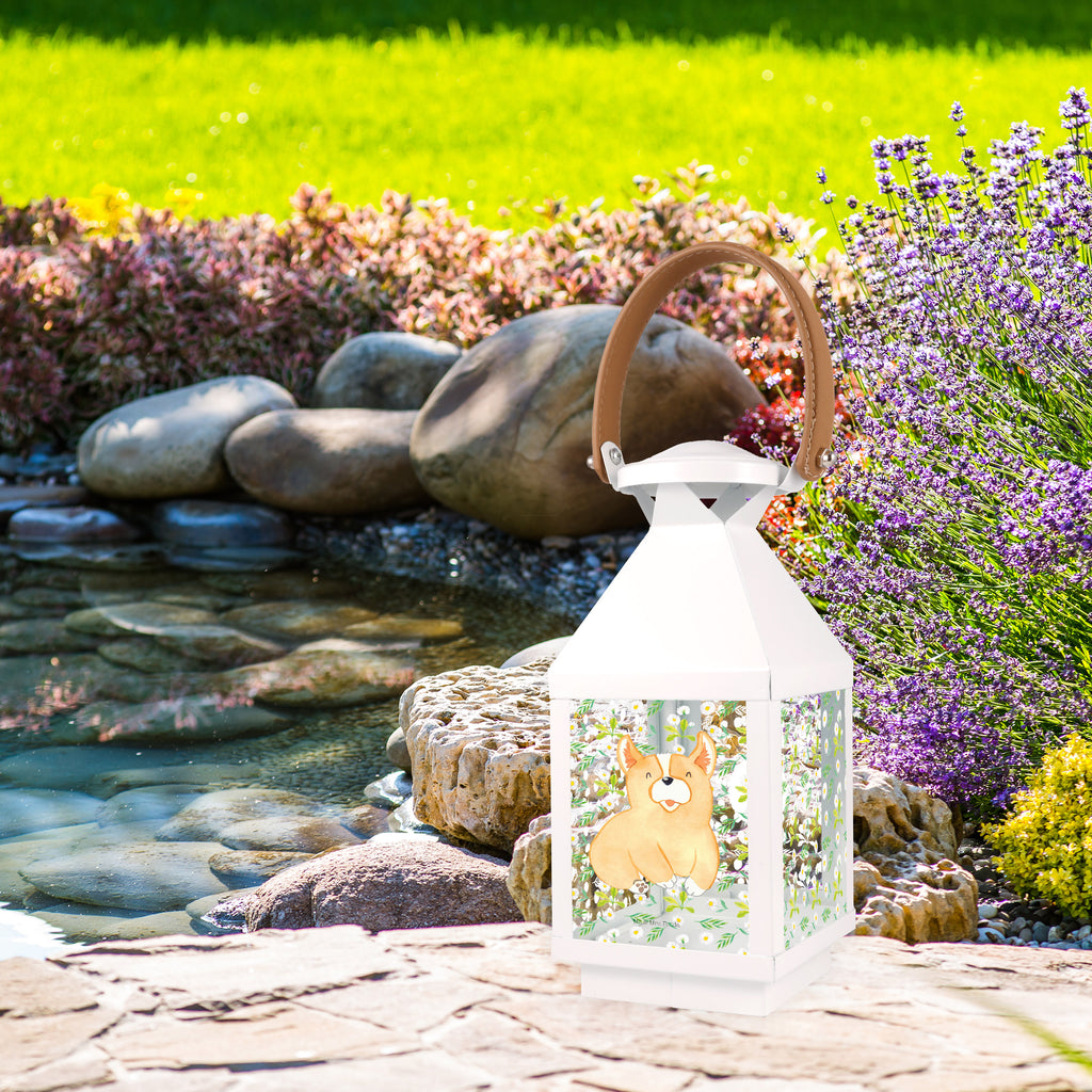 Deko Laterne Corgie Gartenlampe, Gartenleuchte, Gartendekoration, Gartenlicht, Laterne  kleine Laternen, XXL Laternen, Laterne groß, Hund, Hundemotiv, Haustier, Hunderasse, Tierliebhaber, Hundebesitzer, Sprüche, Corgie, Welsh Corgie Pembroke, britisch, Motivation, Spruch, Hundespruch, Lebensfreude