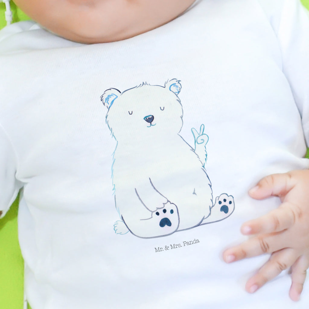 18-24 Monate Baby Longsleeve Eisbär Faul Mädchen, Jungen, Baby, Langarm, Bio, Kleidung, Longsleeve, Bär, Teddy, Teddybär, Eisbär, Nordpol, Faul, Entspannen, Relaxen, Büro, Arbeit, Bürojob, Arbeitsplatz, Homeoffice