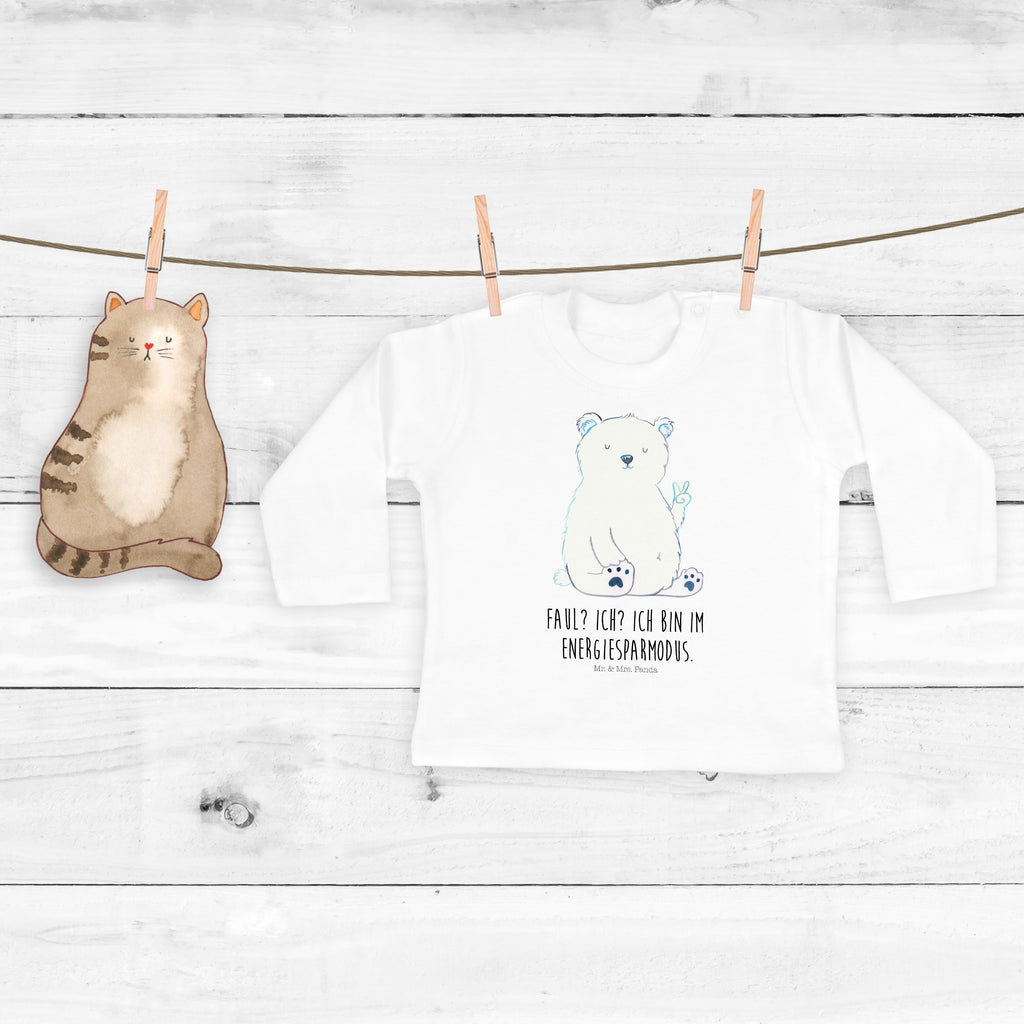 18-24 Monate Baby Longsleeve Eisbär Faul Mädchen, Jungen, Baby, Langarm, Bio, Kleidung, Longsleeve, Bär, Teddy, Teddybär, Eisbär, Nordpol, Faul, Entspannen, Relaxen, Büro, Arbeit, Bürojob, Arbeitsplatz, Homeoffice