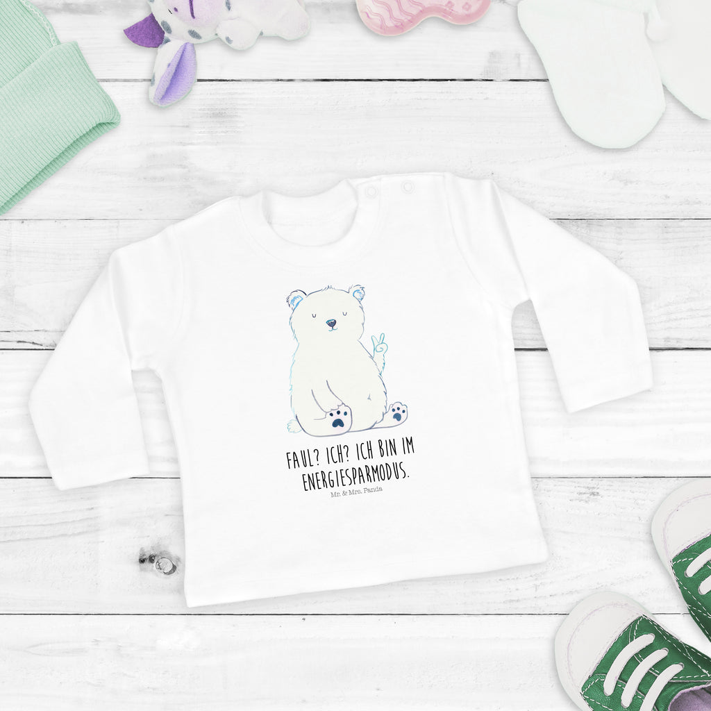 18-24 Monate Baby Longsleeve Eisbär Faul Mädchen, Jungen, Baby, Langarm, Bio, Kleidung, Longsleeve, Bär, Teddy, Teddybär, Eisbär, Nordpol, Faul, Entspannen, Relaxen, Büro, Arbeit, Bürojob, Arbeitsplatz, Homeoffice