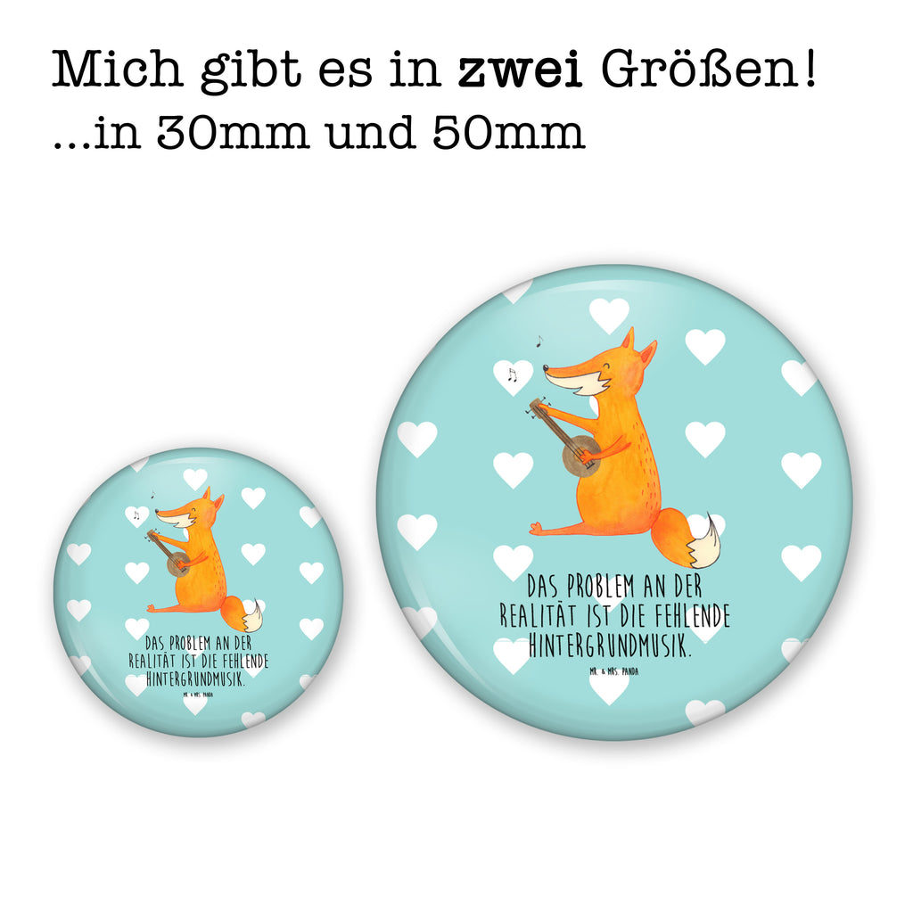 50mm Button Fuchs Gitarre 50mm Button, Button, Pin, Anstecknadel, Fuchs, Füchse, Geschenk Musiker, Musik Spruch, Musikerin, Sänger, Sängerin, Gitarre