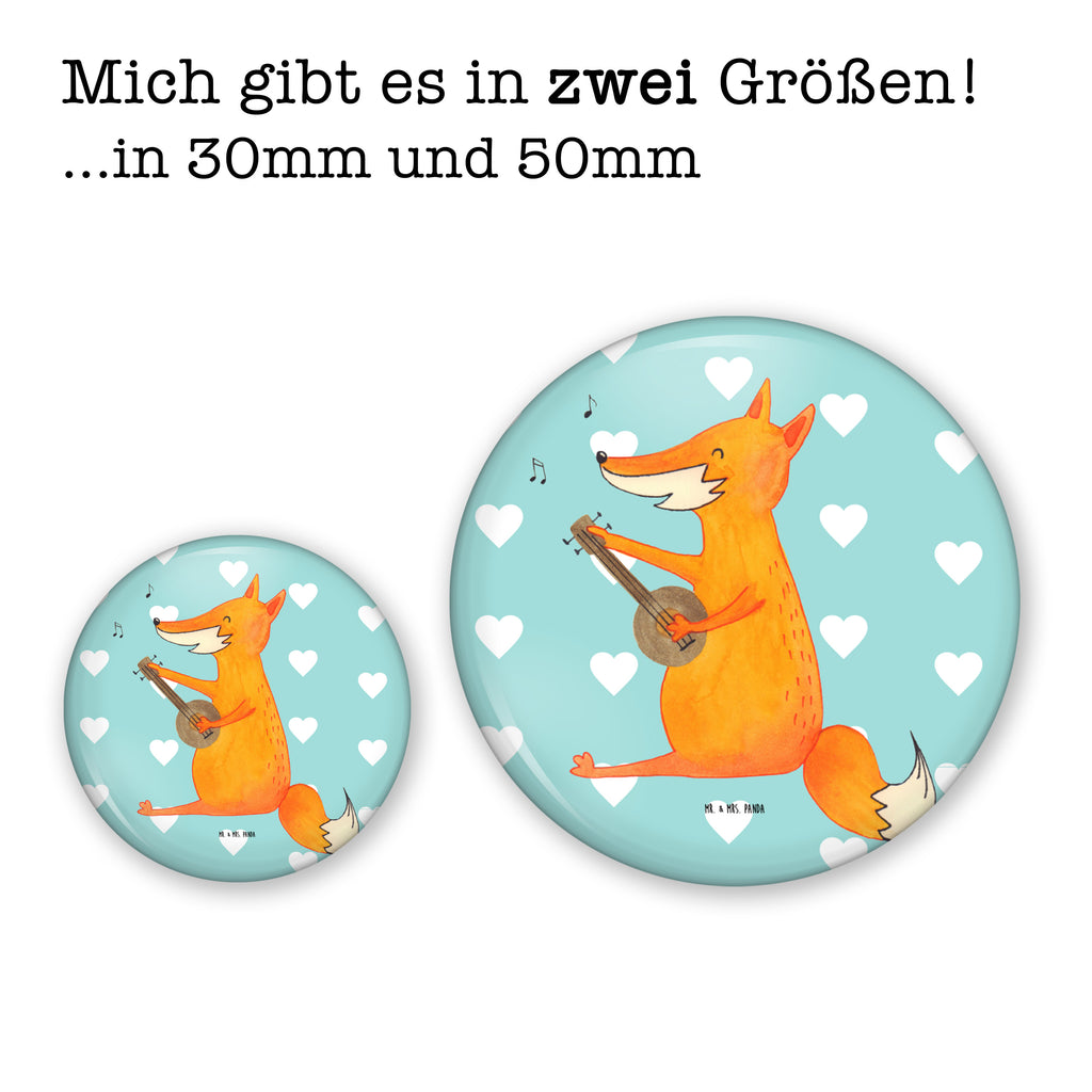 50mm Button Fuchs Gitarre 50mm Button, Button, Pin, Anstecknadel, Fuchs, Füchse, Geschenk Musiker, Musik Spruch, Musikerin, Sänger, Sängerin, Gitarre
