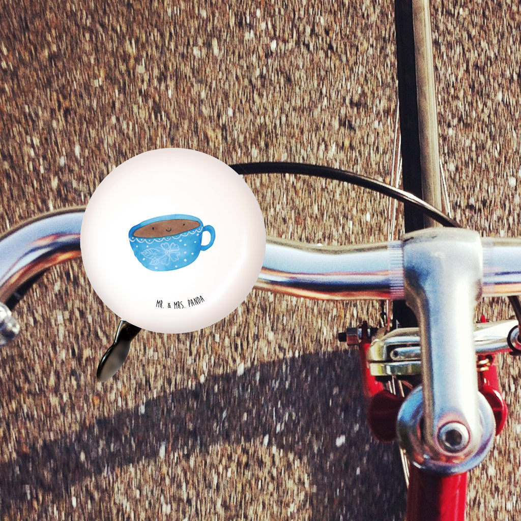 XL Fahrradklingel Kaffee Tasse Fahrradklingel, Fahrradglocke, Fahrrad, Mountainbike, Lenker, Laut, Motiv, Klang, Tiermotive, Gute Laune, lustige Sprüche, Tiere, Kaffee, Tasse, Liebe, Geschmack, Genuss, Glücklich