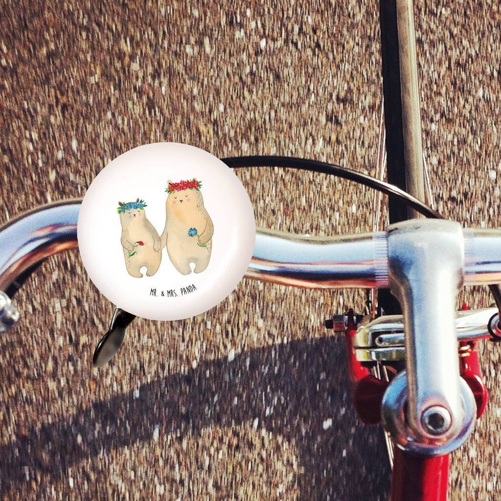 XL Fahrradklingel Bären mit Blumenkranz Fahrradklingel, Fahrradglocke, Fahrrad, Mountainbike, Lenker, Laut, Motiv, Klang, Familie, Vatertag, Muttertag, Bruder, Schwester, Mama, Papa, Oma, Opa, Bär, Bären, Mutter, Mutti, Mami, Lieblingsmensch, Lieblingsmama, beste Mutter, weltbeste Mama, Geschenk Mama. Muttertag, Tochter, Kind, Kinder, Töchter, Family, Vorbild
