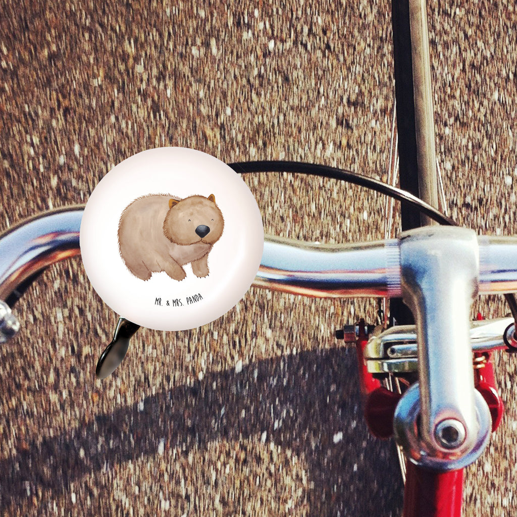 XL Fahrradklingel Wombat Fahrradklingel, Fahrradglocke, Fahrrad, Mountainbike, Lenker, Laut, Motiv, Klang, Tiermotive, Gute Laune, lustige Sprüche, Tiere, Wombat, Das Leben ist schön, Motivation, Spruch, Australien
