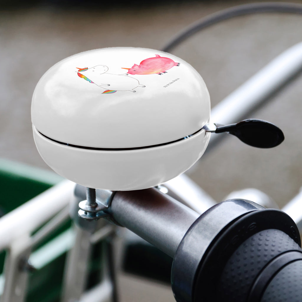 XL Fahrradklingel Einhorn + Schweinhorn Fahrradklingel, Fahrradglocke, Fahrrad, Mountainbike, Lenker, Laut, Motiv, Klang, Einhorn, Einhörner, Einhorn Deko, Pegasus, Unicorn, Freundschaft, Schweinhorn, Schwein, Freundin, Schweinchen