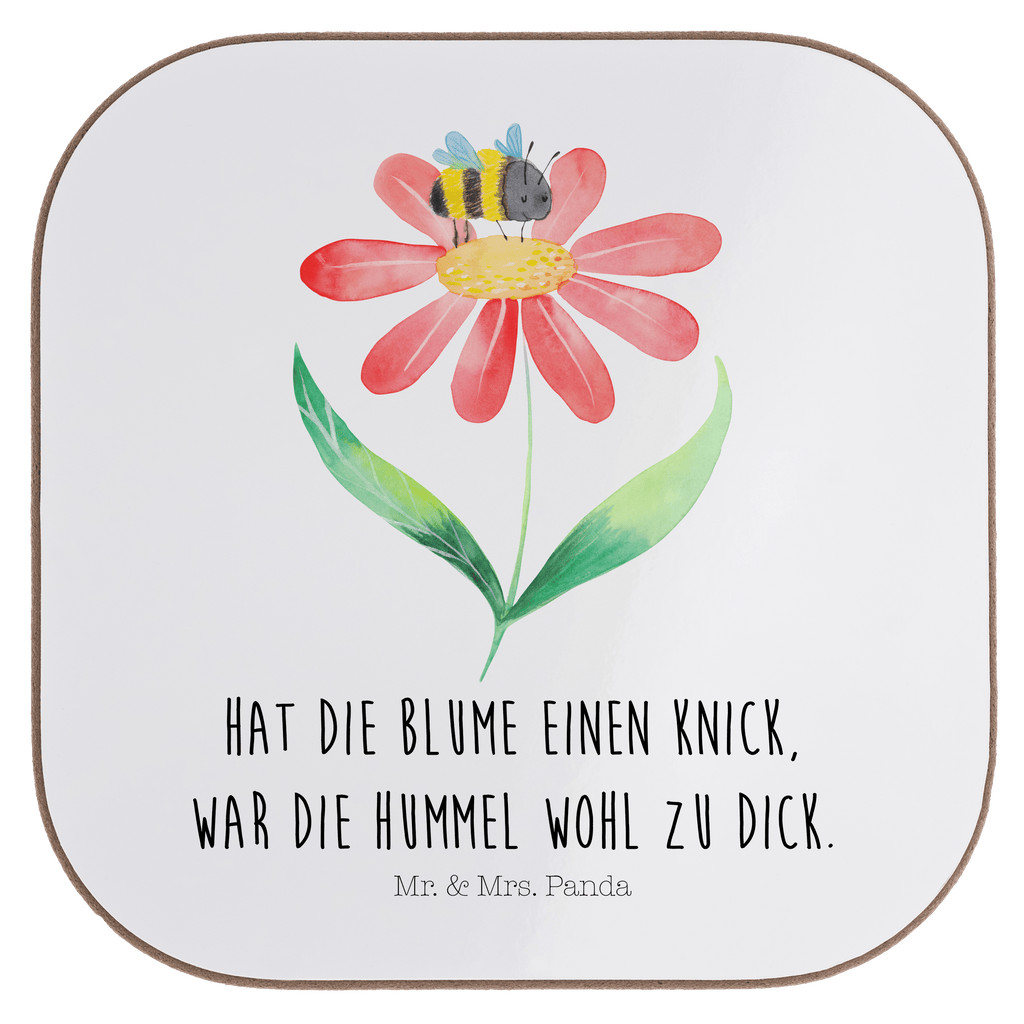 Quadratische Untersetzer Hummel Blume Bierdeckel, Glasuntersetzer, Untersetzer Gläser, Getränkeuntersetzer, Tiermotive, Gute Laune, lustige Sprüche, Tiere, Hummel, Blume, Wespe, Flauschig, Natur, Feld, Hummeln, Biene
