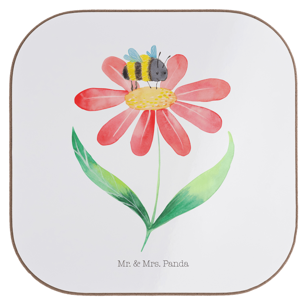 Quadratische Untersetzer Hummel Blume Bierdeckel, Glasuntersetzer, Untersetzer Gläser, Getränkeuntersetzer, Tiermotive, Gute Laune, lustige Sprüche, Tiere, Hummel, Blume, Wespe, Flauschig, Natur, Feld, Hummeln, Biene