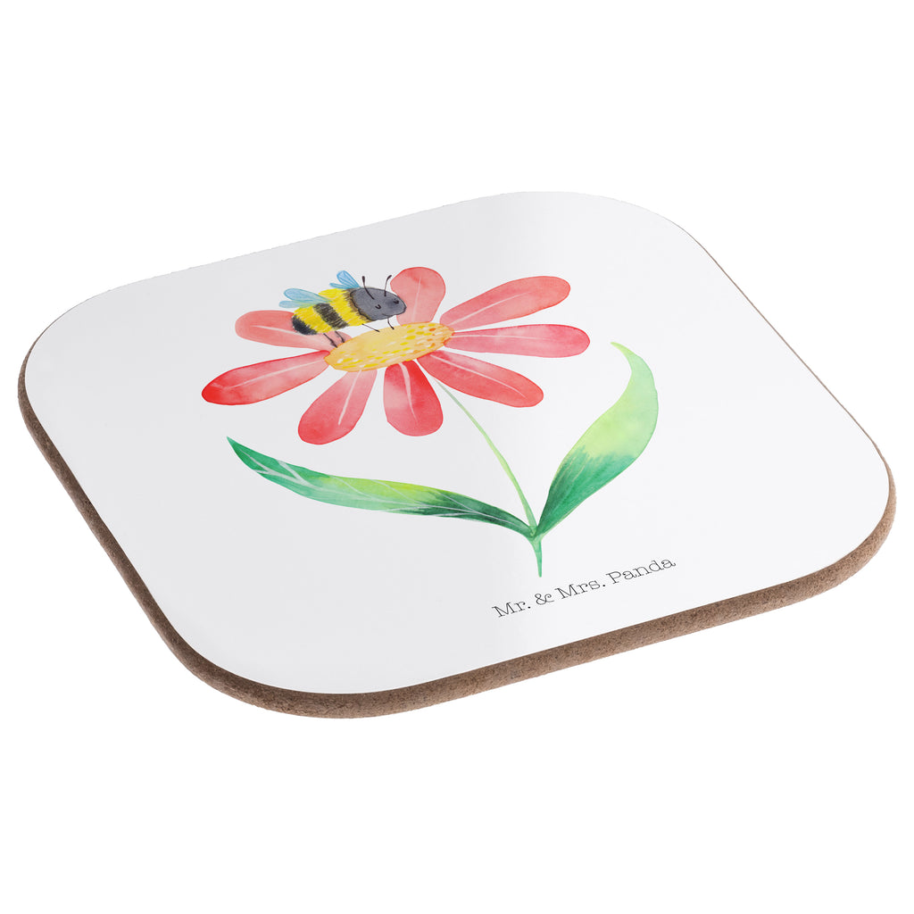 Quadratische Untersetzer Hummel Blume Bierdeckel, Glasuntersetzer, Untersetzer Gläser, Getränkeuntersetzer, Tiermotive, Gute Laune, lustige Sprüche, Tiere, Hummel, Blume, Wespe, Flauschig, Natur, Feld, Hummeln, Biene