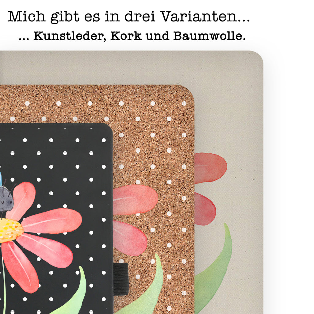 DIN A4 Baumwoll Notizbuch Hummel Blume Notizen, Eintragebuch, Tagebuch, Notizblock, Adressbuch, Journal, Kladde, Skizzenbuch, Notizheft, Schreibbuch, Schreibheft, Tiermotive, Gute Laune, lustige Sprüche, Tiere, Hummel, Blume, Wespe, Flauschig, Natur, Feld, Hummeln, Biene