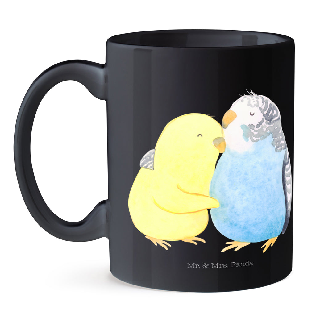 Tasse Wellensittich Liebe Liebe, Vögel, Wellensittich, Nähe, Kuscheln, Vertrauen Becher, Kaffeetasse, Kaffeebecher, Tee, Frühstück, Büro  Liebe,  Partner, Freund, Freundin, Ehemann, Ehefrau, Heiraten, Verlobung, Heiratsantrag, Liebesgeschenk, Jahrestag, Hocheitstag