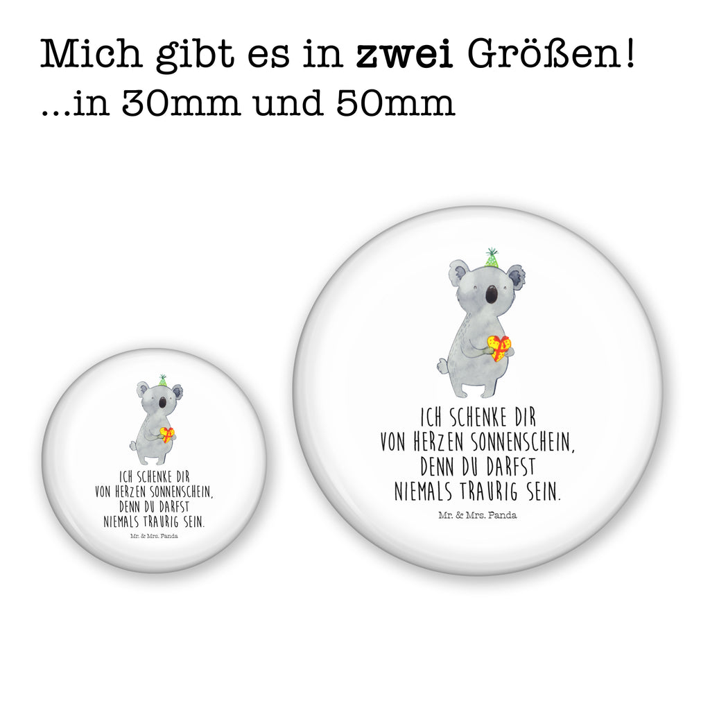 50mm Button Koala Geschenk 50mm Button, Button, Pin, Anstecknadel, Koala, Koalabär, Geschenk, Geburtstag, Party