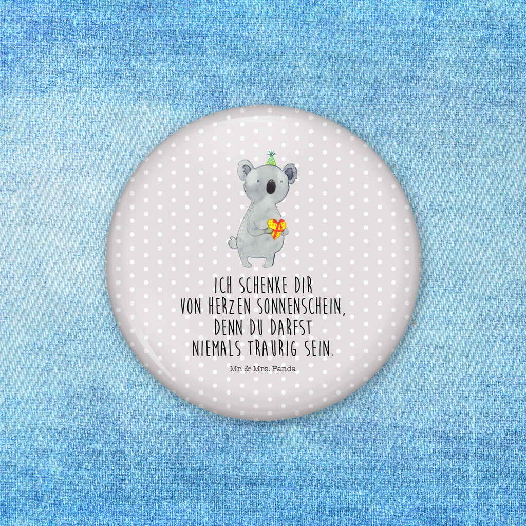 50mm Button Koala Geschenk 50mm Button, Button, Pin, Anstecknadel, Koala, Koalabär, Geschenk, Geburtstag, Party