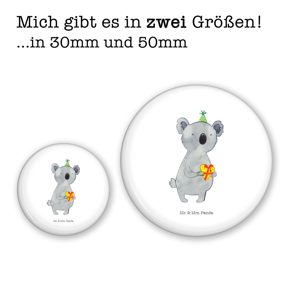 50mm Button Koala Geschenk 50mm Button, Button, Pin, Anstecknadel, Koala, Koalabär, Geschenk, Geburtstag, Party