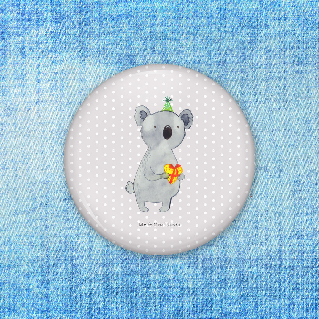 50mm Button Koala Geschenk 50mm Button, Button, Pin, Anstecknadel, Koala, Koalabär, Geschenk, Geburtstag, Party