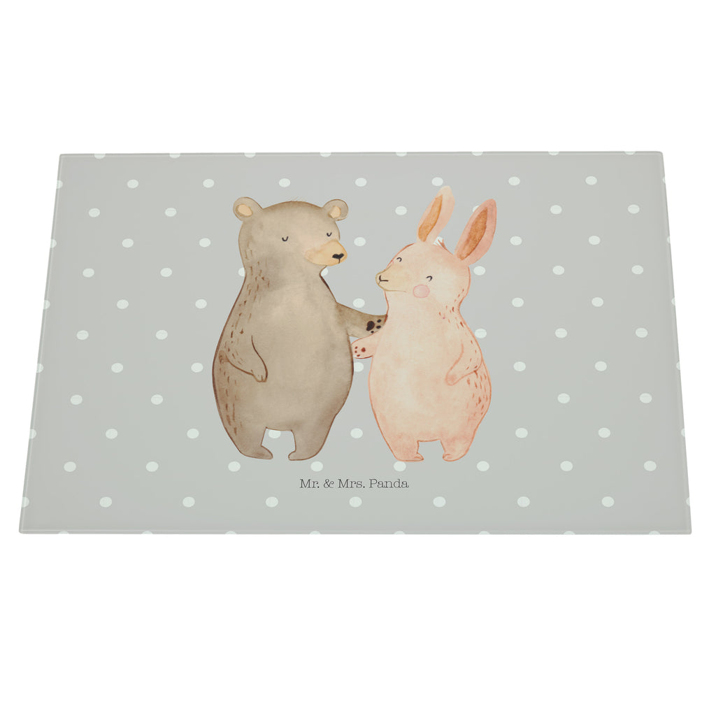 XL Glas Schneidbrett Bär Hase Umarmen Glasschneidebrett, Schneidebrett, Frühstücksbrett, Küche, Liebe, Partner, Freund, Freundin, Ehemann, Ehefrau, Heiraten, Verlobung, Heiratsantrag, Liebesgeschenk, Jahrestag, Hocheitstag, Freunde, bester Freund, Hase, Bär, Bärchen, best friends