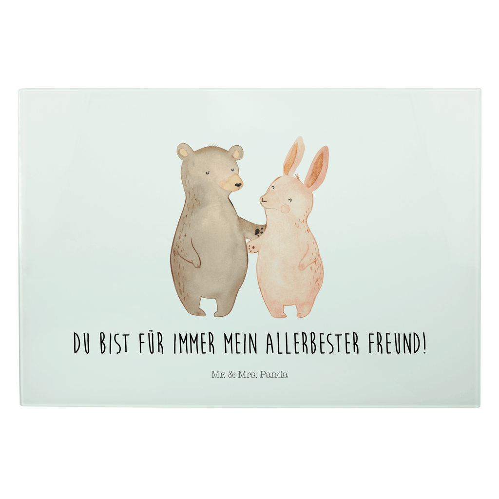 XL Glas Schneidbrett Bär Hase Umarmen Glasschneidebrett, Schneidebrett, Frühstücksbrett, Küche, Liebe, Partner, Freund, Freundin, Ehemann, Ehefrau, Heiraten, Verlobung, Heiratsantrag, Liebesgeschenk, Jahrestag, Hocheitstag, Freunde, bester Freund, Hase, Bär, Bärchen, best friends