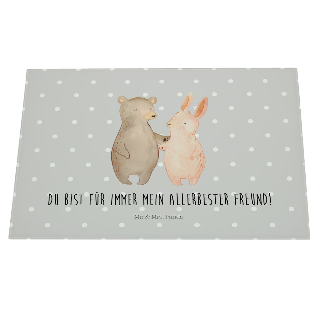 XL Glas Schneidbrett Bär Hase Umarmen Glasschneidebrett, Schneidebrett, Frühstücksbrett, Küche, Liebe, Partner, Freund, Freundin, Ehemann, Ehefrau, Heiraten, Verlobung, Heiratsantrag, Liebesgeschenk, Jahrestag, Hocheitstag, Freunde, bester Freund, Hase, Bär, Bärchen, best friends