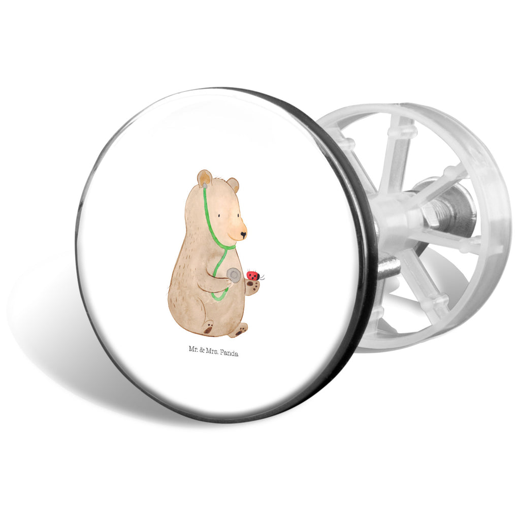 Waschbecken Stöpsel Bär Arzt Abflussstöpsel, Stöpsel, Waschbecken, Ablaufgarnitur, Waschbecken Stopfen, Bär, Teddy, Teddybär, Arzt, Ärztin, Doktor, Professor, Doktorin, Professorin