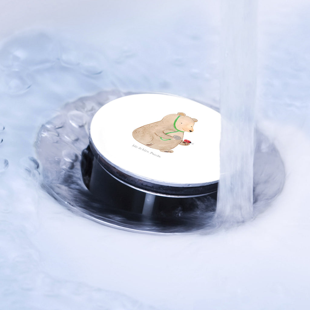 Waschbecken Stöpsel Bär Arzt Abflussstöpsel, Stöpsel, Waschbecken, Ablaufgarnitur, Waschbecken Stopfen, Bär, Teddy, Teddybär, Arzt, Ärztin, Doktor, Professor, Doktorin, Professorin