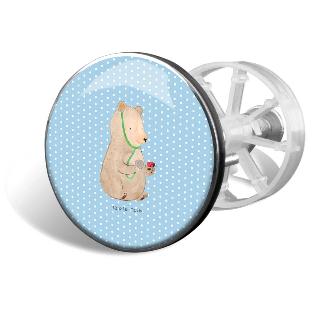 Waschbecken Stöpsel Bär Arzt Abflussstöpsel, Stöpsel, Waschbecken, Ablaufgarnitur, Waschbecken Stopfen, Bär, Teddy, Teddybär, Arzt, Ärztin, Doktor, Professor, Doktorin, Professorin