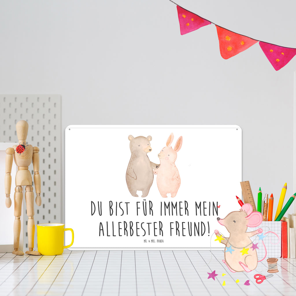 Blechschild Bär Hase Umarmen Blechschild, Metallschild, Geschenk Schild, Schild, Magnet-Metall-Schild, Deko Schild, Wandschild, Wand-Dekoration, Türschild, Liebe, Partner, Freund, Freundin, Ehemann, Ehefrau, Heiraten, Verlobung, Heiratsantrag, Liebesgeschenk, Jahrestag, Hocheitstag, Freunde, bester Freund, Hase, Bär, Bärchen, best friends