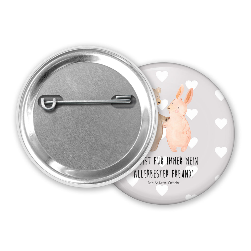 50mm Button Bär Hase Umarmen 50mm Button, Button, Pin, Anstecknadel, Liebe, Partner, Freund, Freundin, Ehemann, Ehefrau, Heiraten, Verlobung, Heiratsantrag, Liebesgeschenk, Jahrestag, Hocheitstag, Freunde, bester Freund, Hase, Bär, Bärchen, best friends