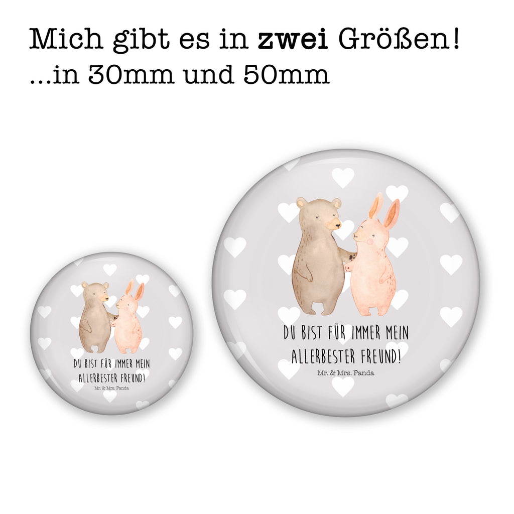 50mm Button Bär Hase Umarmen 50mm Button, Button, Pin, Anstecknadel, Liebe, Partner, Freund, Freundin, Ehemann, Ehefrau, Heiraten, Verlobung, Heiratsantrag, Liebesgeschenk, Jahrestag, Hocheitstag, Freunde, bester Freund, Hase, Bär, Bärchen, best friends